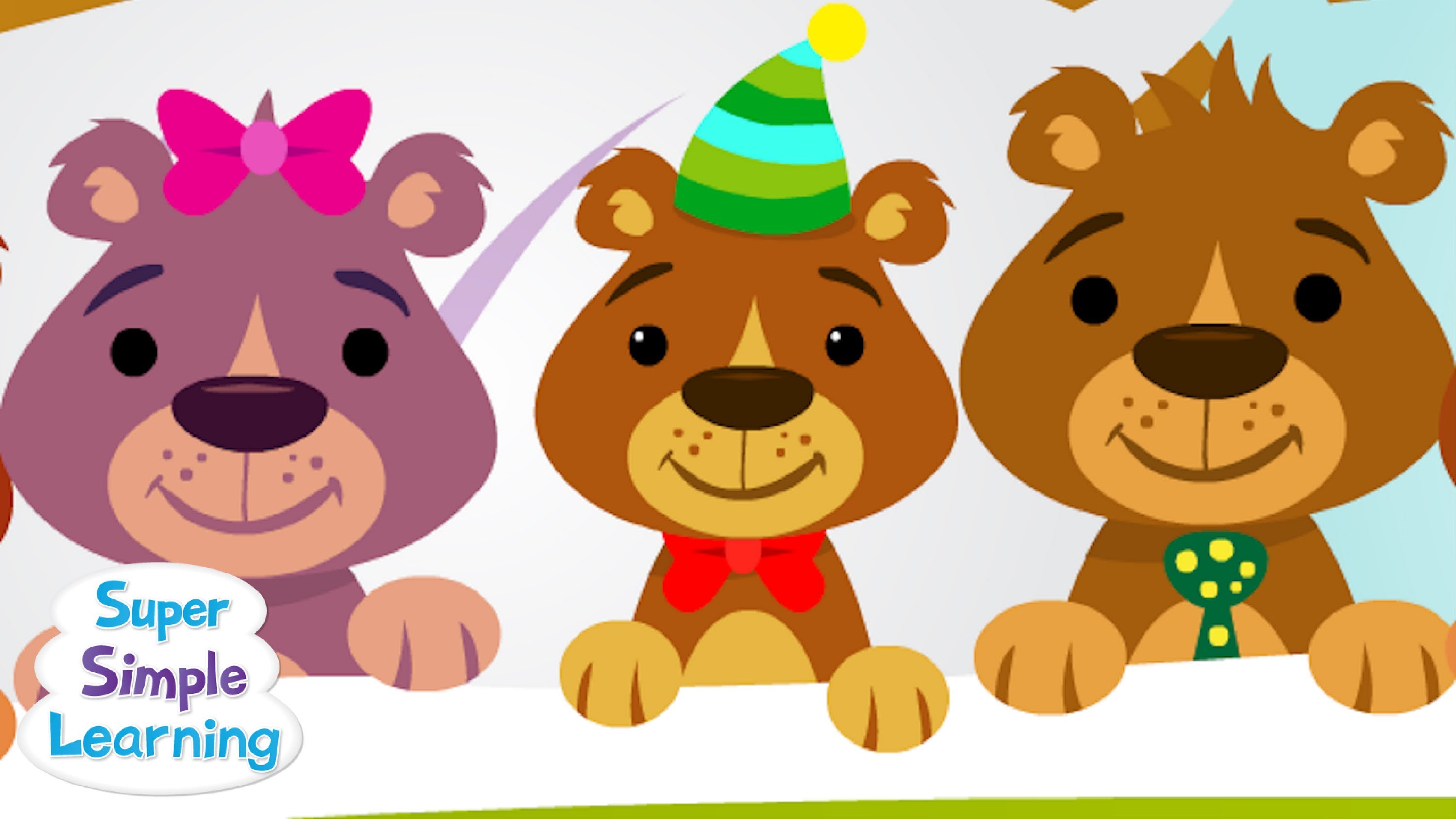 Ten Little Bears Videos in Levels